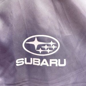 Subaru Rain Lightweight Coat Men's Medium Hooded